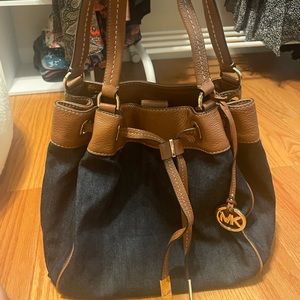 Michael Kors Demin Shoulder Tote